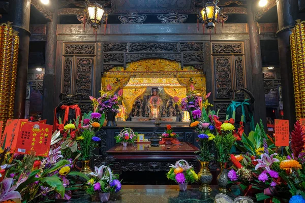 Lukang Tajwan Lutego 2023 Xinzu Temple Jest Chińską Świątynią Lukang — Zdjęcie stockowe