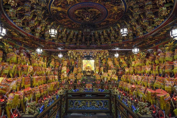 Lukang Tajwan Lutego 2023 Świątynia Lukang Tianhou Znana Również Jako — Zdjęcie stockowe