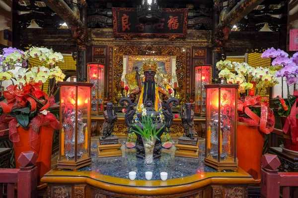 Tainan Tajwan Lutego 2023 Świątynia Boga Miasta Tajwan Tainan Tajwan — Zdjęcie stockowe