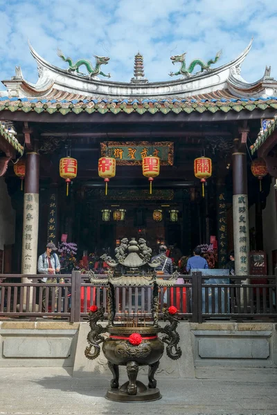 Tainan Taiwan Februari 2023 God Van Oorlog Tempel Tainan Taiwan — Stockfoto