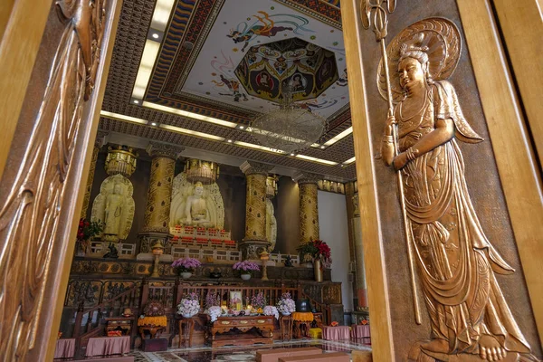 Keelung Tajwan Lutego 2023 Guang Shan Temple Buddyjska Świątynia Keelung — Zdjęcie stockowe
