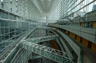 Tokyo, Japonya - 5 Mart 2023: Tokyo Uluslararası Forumu Chiyoda, Tokyo, Japonya.