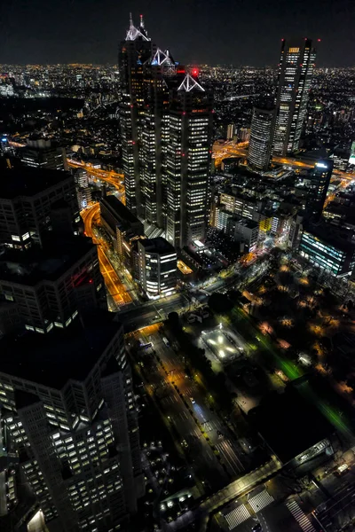 日本东京 2023年3月7日 从位于日本东京的东京市政府大楼看东京市 — 图库照片