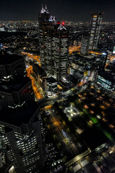 stock image Tokyo, Japan - March 7, 2023: Views of the city of Tokyo from the Tokyo Metropolitan Government Building in Tokyo, Japan.