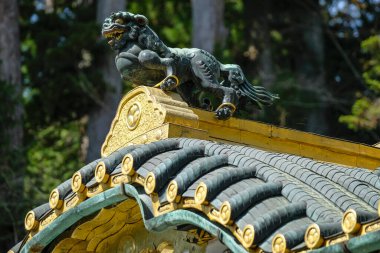 Nikko, Japonya - 11 Mart 2023: Nikko Toshogu, Japonya 'nın Nikko kentinde bulunan bir UNESCO Dünya Mirası Tapınağı.