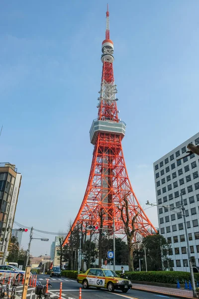 Tokyo Japan March 2023 Tokyo Tower Telecommunications Observation Tower Located — Stock Photo, Image