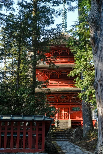 Nikko Japonsko Března 2023 Chrám Shihonryuji Buddhistický Chrám Nikko Japonsko — Stock fotografie