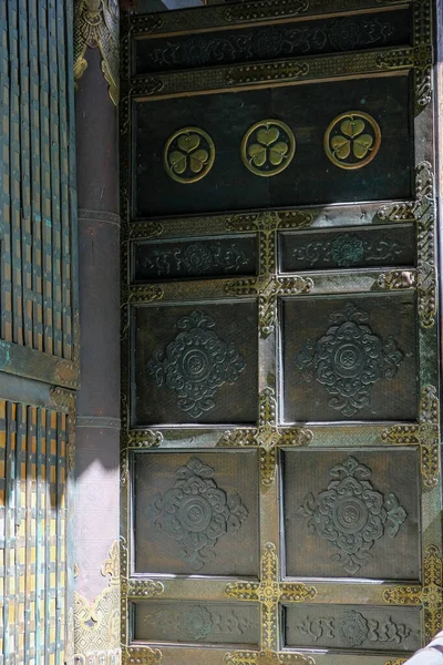 Nikko Japón Marzo 2023 Detalle Una Puerta Santuario Sintoísta Nikko — Foto de Stock
