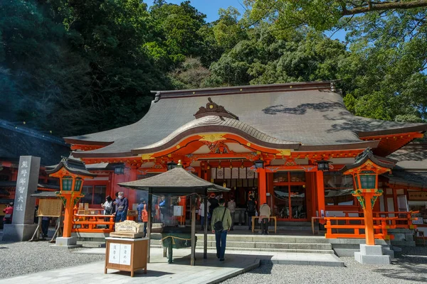 日本の那智勝浦 2023年3月19日熊野那智大社 くまの那智大社 日本の那智勝浦にある神社である — ストック写真