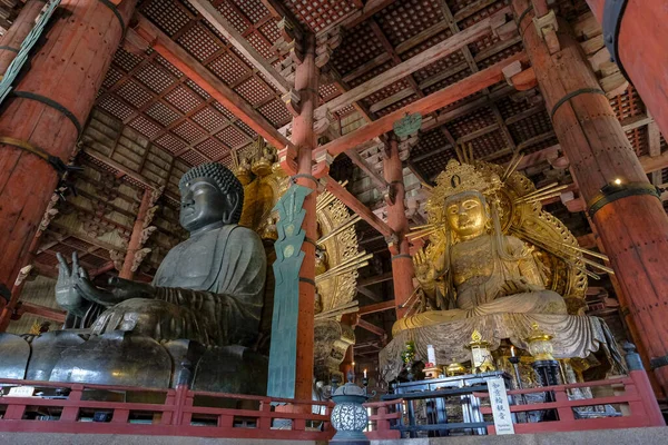 stock image Nara, Japan - March 22, 2023: Todaiji Temple is a Buddhist temple in Nara, Japan.