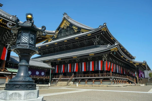 Kyoto Japão Março 2023 Higashi Honganji Temple Templo Budista Kyoto — Fotografia de Stock