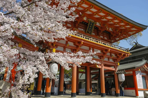 Kobe Japão Abril 2023 Santuário Ikuta Santuário Xintoísta Localizado Kobe — Fotografia de Stock