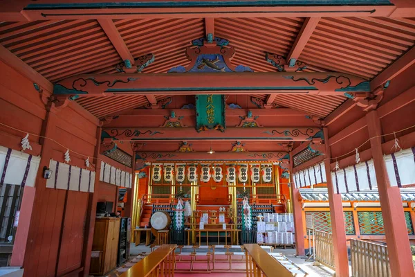 Matsuyama Japão Abril 2023 Santuário Isaniwa Santuário Xintoísta Localizado Matsuyama — Fotografia de Stock