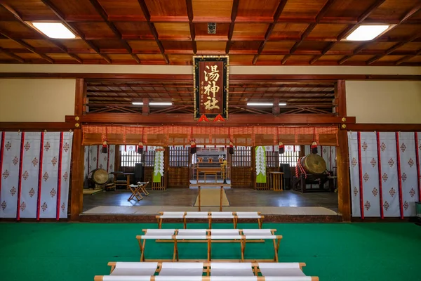 2023年4月11日 湯神社 ゆうじんじゃ 日本の松山にある神社である — ストック写真