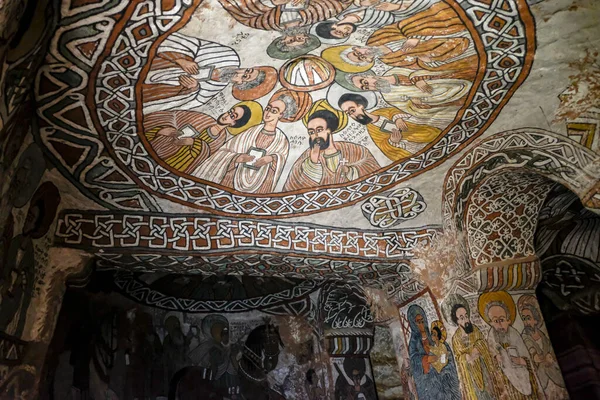 Hawzen Etiopía Enero 2018 Fresco Los Nueve Santos Sirios Iglesia — Foto de Stock