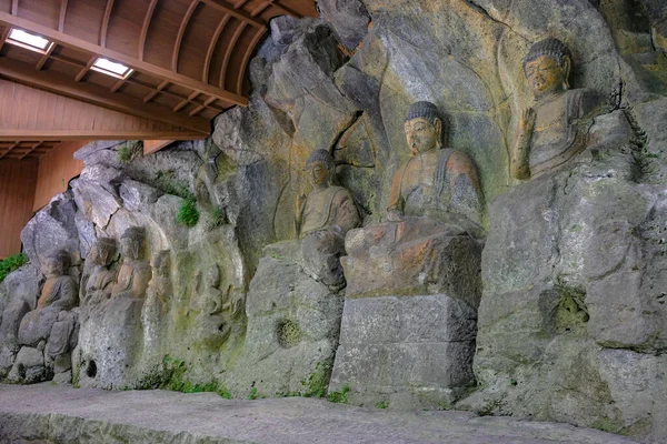 Usuki Ιαπωνία Μαΐου 2023 Usuki Stone Buddhas Είναι Ένα Σύνολο — Φωτογραφία Αρχείου