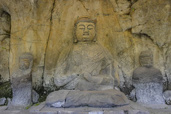 Usuki Japan Mei 2023 Usuki Stone Buddha Zijn Beeldhouwwerken Uit — Stockfoto