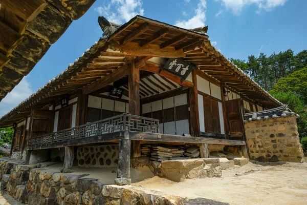 stock image Gyeongju, South Korea - June 3, 2023: View of Yangdong Folk Village in Gyeongju, it is a traditional village from Joseon dynasty, South Korea.