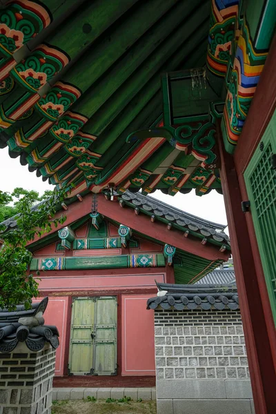 Сеул Південна Корея Червня 2023 Detail Changdeokgung Palace Сеул Південна — стокове фото