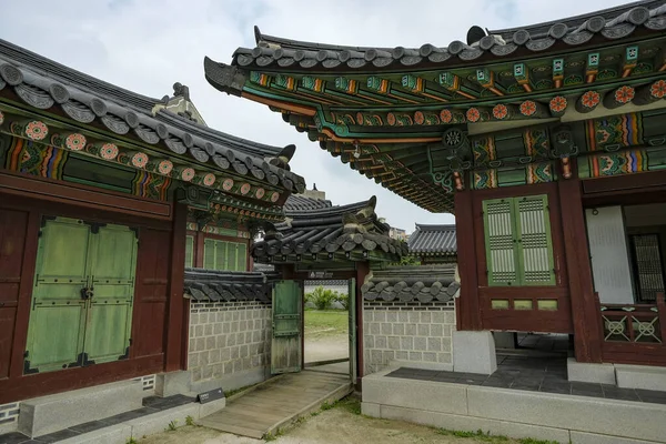 Seul Coreia Sul Junho 2023 Detalhe Palácio Changdeokgung Seul Coreia — Fotografia de Stock