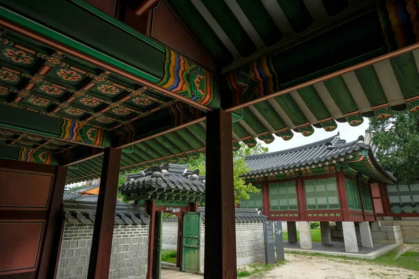 Сеул Південна Корея Червня 2023 Detail Changdeokgung Palace Сеул Південна — стокове фото