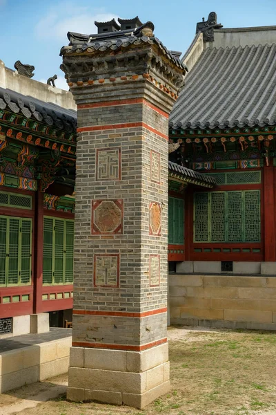 Seul Coreia Sul Junho 2023 Detalhe Palácio Changdeokgung Seul Coreia — Fotografia de Stock