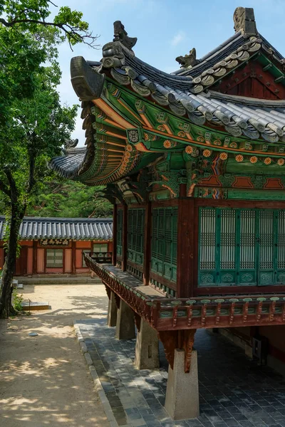 Σεούλ Νότια Κορέα Ιουνίου 2023 Λεπτομέρεια Από Παλάτι Changdeokgung Στη — Φωτογραφία Αρχείου