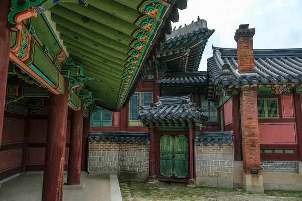 Σεούλ Νότια Κορέα Ιουνίου 2023 Λεπτομέρεια Από Παλάτι Changdeokgung Στη — Φωτογραφία Αρχείου
