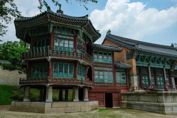 Seúl Corea Del Sur Junio 2023 Detalle Del Palacio Gyeongbokgung — Foto de Stock