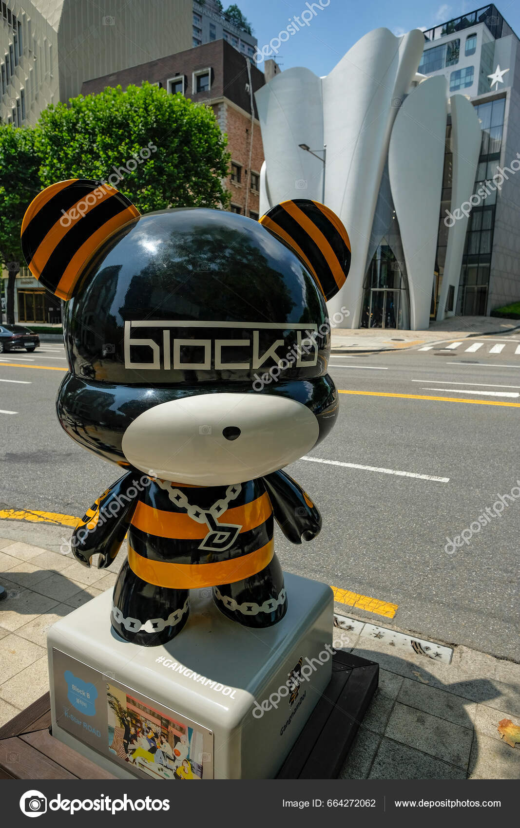 Seoul South Korea July 2023 Star Road Art Project Created – Stock