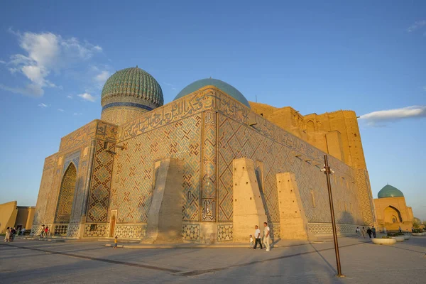 Туркестан Казахстан Серпня 2023 Року Мавзолей Ходжа Ахмеда Ясаві Місті — стокове фото