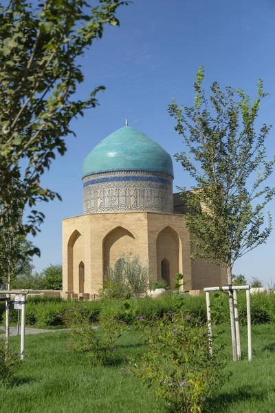 Turkestan Kazakhstan Août 2023 Mausolée Khoja Ahmed Yasawi Dans Ville — Photo