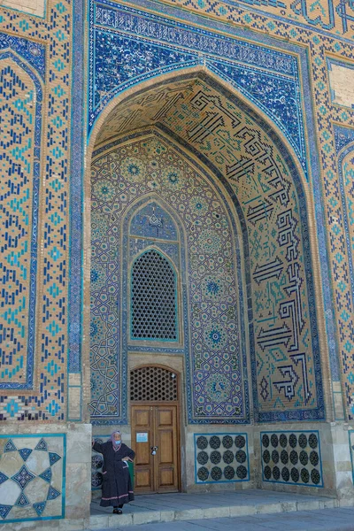 Turkestan Kazakstan Augusti 2023 Khoja Ahmed Yasawis Mausoleum Staden Turkestan — Stockfoto