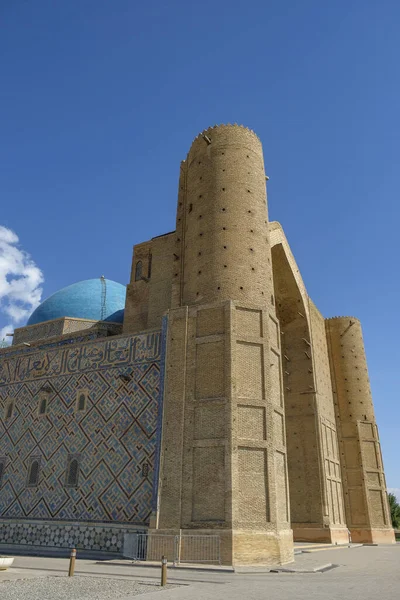Turkestan Kazachstan Augustus 2023 Het Mausoleum Van Choja Ahmed Yasawi — Stockfoto
