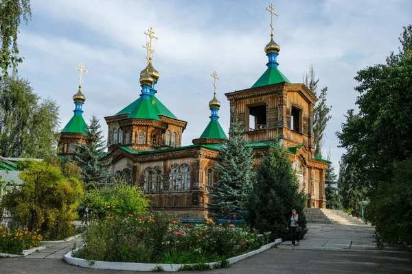 Karakol Kirghizistan Septembre 2023 Cathédrale Sainte Trinité Karakol Kirghizistan — Photo