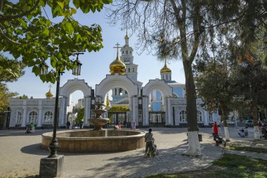 Taşkent, Özbekistan - 29 Ekim 2023: Özbekistan, Taşkent 'teki Bakire Varsayımının Ayrıntıları.