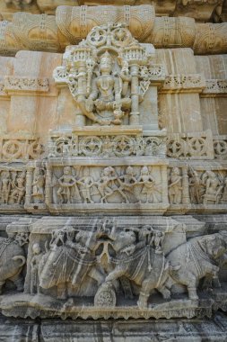 Chittorgarh, Hindistan - 6 Ocak 2024: Chittorgarh Kalesi, Rajasthan, Hindistan.