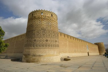 Şiraz, İran - 16 Mart 2024: Karim Khan 'ın Argümanı İran' ın Şiraz kentinde yer alan bir kaledir..