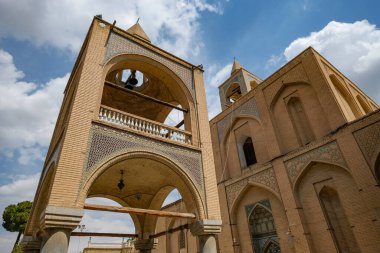 Isfahan, Iran - March 31, 2024: The Holy Savior Cathedral, also known as Vank Cathedral, is an Armenian cathedral located in the New Julfa district of Isfahan, Iran. clipart
