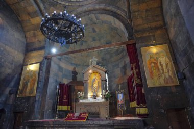 Lusarat, Ermenistan - 15 Mayıs 2024: Khor Virap Manastırı Lusarat, Ermenistan 'da yer almaktadır..