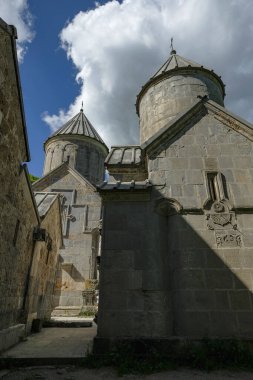 Teghut, Ermenistan - 2 Haziran 2024: Haghartsin Manastırı, Ermenistan 'ın Tavush ilinde yer alan bir Ermeni manastırı..