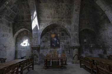 Teghut, Ermenistan - 2 Haziran 2024: Haghartsin Manastırı, Ermenistan 'ın Tavush ilinde yer alan bir Ermeni manastırı..
