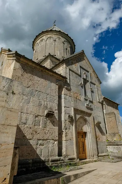 Teghut, Ermenistan - 2 Haziran 2024: Haghartsin Manastırı, Ermenistan 'ın Tavush ilinde yer alan bir Ermeni manastırı..