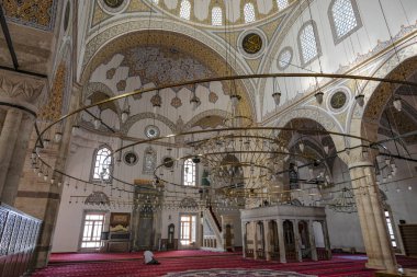 Konya, Türkiye - 17 Ağustos 2024: Selimiye Camisi, Türkiye 'nin Konya kentindeki bir 16. yüzyıl Osmanlı camii..
