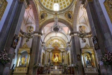 Puebla, Meksika - 24 Şubat 2025: Puebla, Meksika 'da Carmen Ana Manastırı.