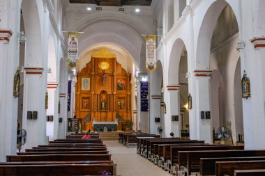 Chiapa de Corzo, Meksika - 14 Mart 2025: Chiapa de Corzo, Meksika 'da Santo Domingo de Guzman Kilisesi.