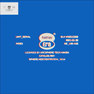 Sahte dekoratif teknoloji etiketi. Bilimkurgu siber punk çıkartması, HUD, vs..