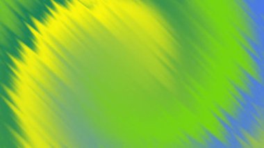 Yeşil, mavi ve sarı köşegenlerin karışımından oluşan dinamik animasyon arka plan. Modern sunumlarda, video projelerinde, web sitesi başlıklarında, dijital ekranlarda ve markalaşma materyallerinde kullanmak için mükemmel. 