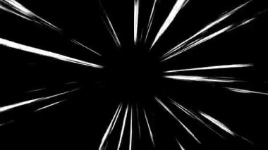 Hareketler, geçişler ve yüksek etkili sahneler için dinamik siyah beyaz animasyon hız çizgileri. Aksiyon videoları ve manga tarzı animasyonlar için mükemmel.