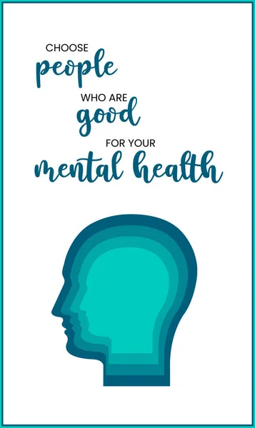 疡对你的心理健康有益的人 — 图库矢量图片#
